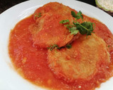 Foto del paso 10 de la receta: Tortitas de papa en salsa de tomate rojo
