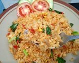 Foto langkah ke 6 dari resep Nasi goreng bumbu ulek simpel.