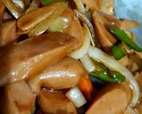 Foto langkah ke 4 dari resep Tumis Sosis Teriyaki #sarapanku #cookpadcommunity_cilacap.