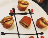 A picture of step 5 of Banana Nutella bites.