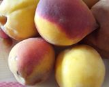 A picture of step 1 of Peach Cake 🎂🎂🎂.