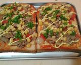 Foto langkah ke 6 dari resep Pizza roti tawar Simple.