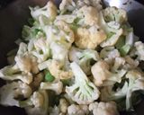 A picture of step 2 of Gobhi Paneer.