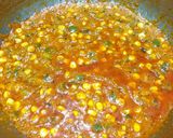 A picture of step 5 of Corn capsicum sabji.