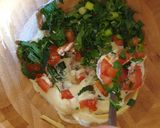 A picture of step 5 of Roasted Veggie Salad.