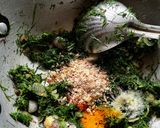 A picture of step 3 of Dil Leaves Stir Fry.