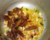 A picture of step 9 of Miyar zogale (moringa soup).