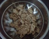 A picture of step 1 of Soya nuggets.