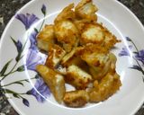 A picture of step 1 of Chilli paneer.