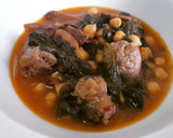 Foto del paso 8 de la receta: Garbanzos estofados con butifarra, espinacas y rovellons