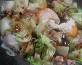 รูปขั้นตอนการทำที่ 5 ของ ผัด ผักกาดขาวใส่หมูสามชั้น ใส่ไข่