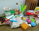 Hình bước làm 1 của món Bánh nướng trung thu nhân chay - Nồi chiên không dầu