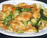 A picture of step 3 of Stir-Fried Chicken Breast with Broccoli and Fermented Tofu Sauce, Jon Style.