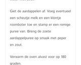 A picture of step 1 of Zuurkoolschotel zoete aardappel.