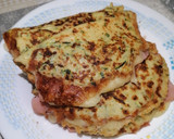 Foto del paso 4 de la receta: 231. Tortitas de calabacín rellenas de jamón y mozzarella