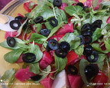 Foto del paso 4 de la receta: Ensalada de ventresca con gelatina de mejillones y tomate pimiento
