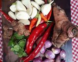 Foto langkah ke 2 dari resep Botok teri tempe simple.