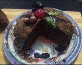 A picture of step 6 of Dark Chocolate Cake.