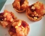 A picture of step 13 of Baked Pumpkin Katori Chaat with Sweet potato and Beetroot.