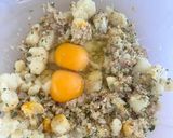 A picture of step 2 of Cauliflower Croquettes Cooked in Dual Fryer.