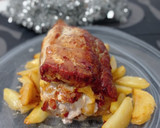 Foto del paso 6 de la receta: Lomo de cerdo relleno y patatas al vino