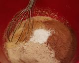 A picture of step 5 of Cranberry Dark Chocolate Muffins.