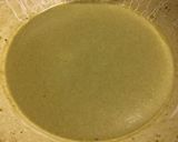 Une image de l'étape 1 de Crêpes au Matcha et crème mascarpone au Saké.