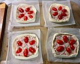 Une image de l'étape 9 de Paniers feuilletés jambon emmental tomates.
