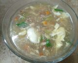 A picture of step 4 of Chicken n veggies soup.