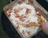 A picture of step 9 of Grilled Paella.