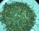 A picture of step 1 of Afang soup.