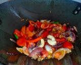 A picture of step 1 of Shahi Paneer.