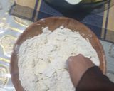 A picture of step 3 of Apple crumble.