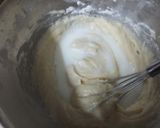 A picture of step 3 of Kulfi flavoured tres letches cake.