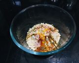 A picture of step 2 of Besan ke gatte.