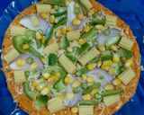 A picture of step 4 of Vegetable Pizza.