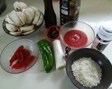 Foto del paso 1 de la receta: Arroz con champiñones y castañas