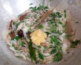 A picture of step 5 of Katla fish biryani in electric rice cooker.