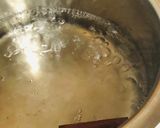A picture of step 1 of Cinnamon green tea.