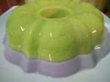 Puding lumut silky taro