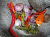 Brambang Asem Daun Ubi Rambat