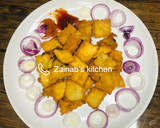 A picture of step 4 of Onion crackers🍽.