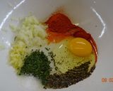 Egyszerű fasírtgolyók fűszeresen recept fázis 1 fotója
