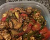 A picture of step 7 of Chicken breast with patty pan & basil.