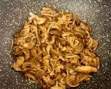 A picture of step 2 of Venison with Wild Mushrooms in Mustard-Honey Sauce.