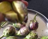 Methi stuffed vangi recipe step 1 photo