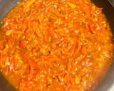 A picture of step 3 of Baked Cod with Salsa and Rice.
