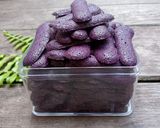 Foto langkah ke 5 dari resep Lidah Kucing Taro Teflon.