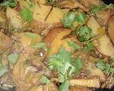 A picture of step 3 of Aloo beans ki sabji.