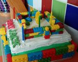 A picture of step 27 of Vickys Lego Cake - Decoration Idea.